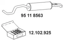 95 11 8563 EBERSPÄCHER Глушитель выхлопных газов конечный 95 11 8563 EBERSPÄCHER Глушитель выхлопных газов конечный